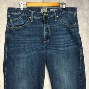 Rock & Republic Neil Men Blue Jeans actual size 36x30 Straight Fit Stretch Denim
